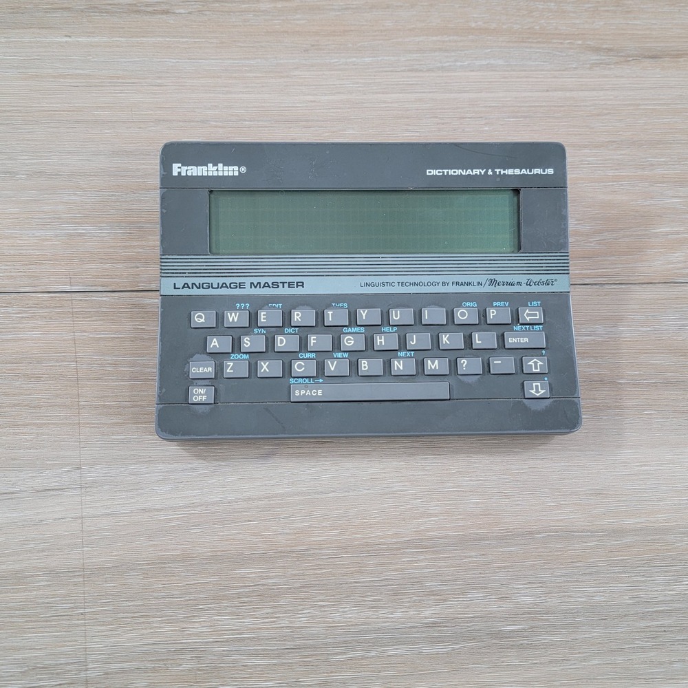 Franklin Language Master LM-2000B Dictionary Thesaurus Electronic Device